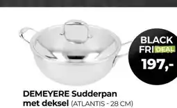 EP Beerepoot DEMEYERE Sudderpan met deksel aanbieding
