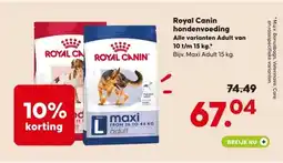 Pets Place Royal Canin hondenvoeding Alle varianten Adult van 10 t/m 15 kg aanbieding