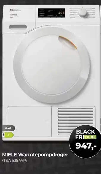 EP Beerepoot MIELE Warmtepompdroger aanbieding
