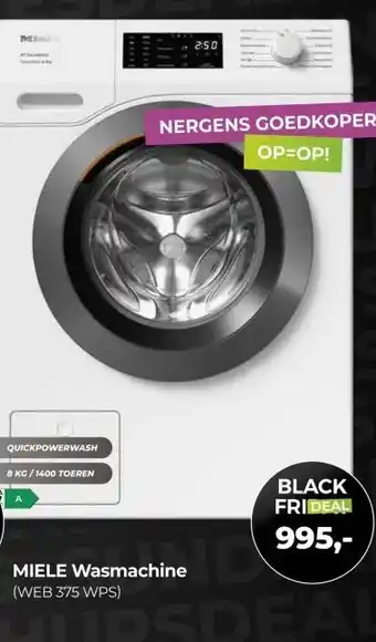 EP Beerepoot MIELE Wasmachine aanbieding
