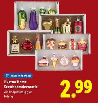 Lidl Livarno Home Kerstboomdecoratie aanbieding