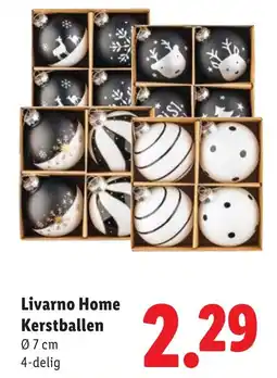 Lidl Livarno Home Kerstballen aanbieding