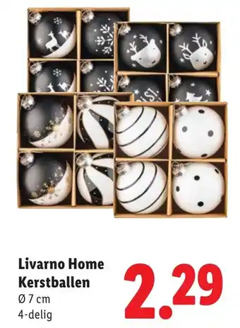 Lidl Livarno Home Kerstballen aanbieding