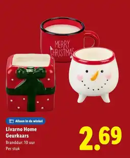 Lidl Livarno Home Geurkaars aanbieding