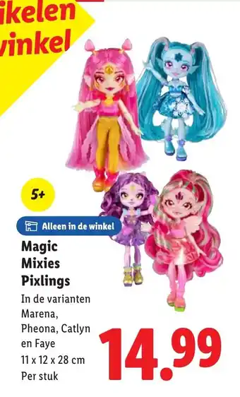 Lidl Magic mixies pixlings aanbieding