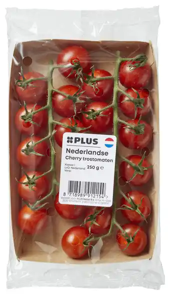 PLUS PLUS Nederlandse cherry trostomaten aanbieding