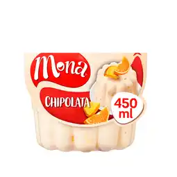 PLUS Mona Chipolatapudding met tropisch fruit aanbieding