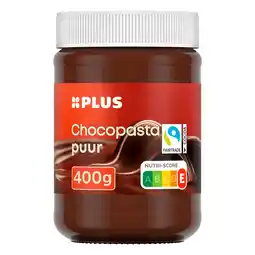 PLUS PLUS Chocopasta puur Fairtrade aanbieding