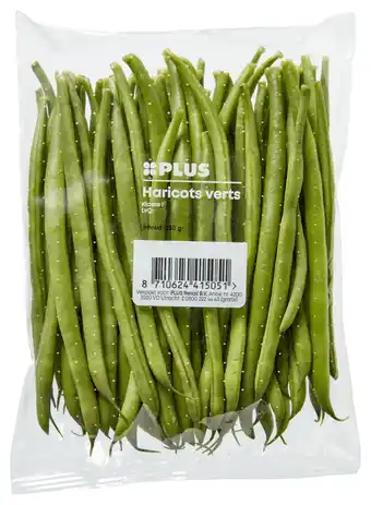 PLUS PLUS Haricots verts aanbieding