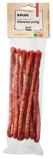 PLUS PLUS Kabanos Pittig aanbieding