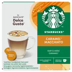 PLUS Starbucks Dolce gusto koffiecups caramel aanbieding
