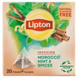 PLUS Lipton kruiden infusie Morocco Mint aanbieding