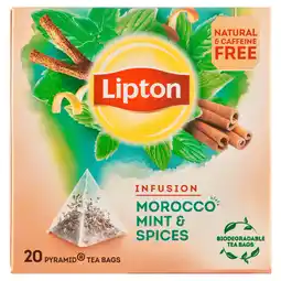 PLUS Lipton kruiden infusie Morocco Mint aanbieding