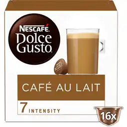 PLUS Nescafe Dolce Gusto koffiecups cafe au lait aanbieding