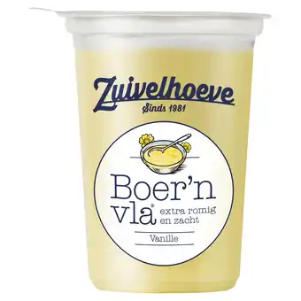 PLUS Zuivelhoeve Boer'n vla vanille aanbieding