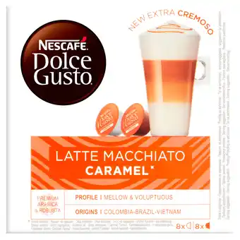 PLUS Nescafe Dolce Gusto koffiecups caramel aanbieding