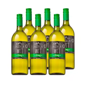 PLUS PLUS Huiswijn Wit droog aanbieding