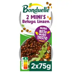 PLUS Bonduelle Beluga linzen 2 mini's aanbieding