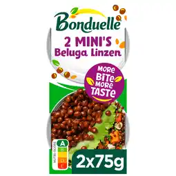 PLUS Bonduelle Beluga linzen 2 mini's aanbieding