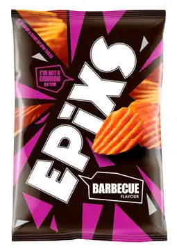 PLUS Epixs Ribbelchips BBQ aanbieding