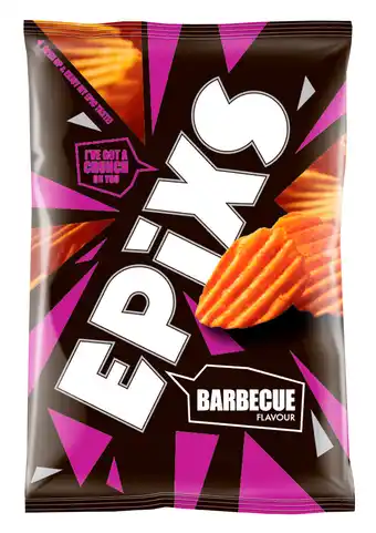 PLUS Epixs Ribbelchips BBQ aanbieding