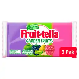 PLUS Fruittella Garden Fruit 3p aanbieding