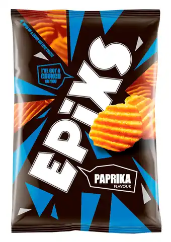 PLUS Epixs Ribbelchips paprika aanbieding