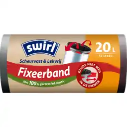 PLUS Swirl Pedaalemmerzak Fixeerband 20L aanbieding