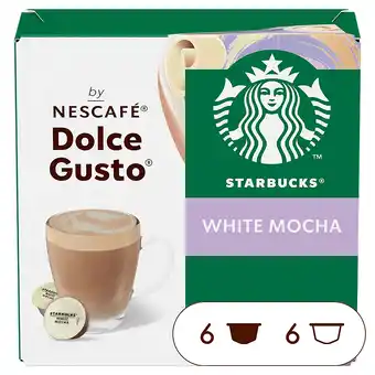 PLUS Starbucks by Nescafé Dolce Gusto white choc aanbieding