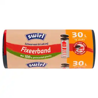 PLUS Swirl Pedaalemmerzak Fixeerband XL 30L aanbieding