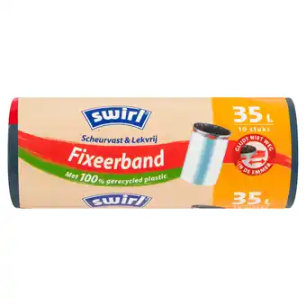 PLUS Swirl Pedaalemmerzak Fixeerband 35L aanbieding