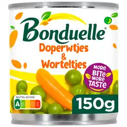 PLUS Bonduelle Doperwtjes en worteltjes aanbieding