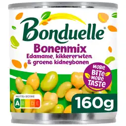 PLUS Bonduelle Bonenmix edame en kikkerwerten aanbieding