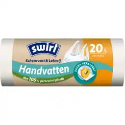 PLUS Swirl Scheurvast & Lekvrij Handvat 20L aanbieding