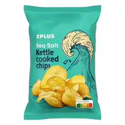 PLUS PLUS Kettle Cooked Sea Salt aanbieding