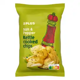 PLUS PLUS Kettle Cooked Black Pepper & Sea Salt aanbieding