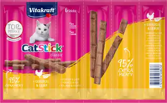 PLUS Vitakraft catstick gevogelte en lever aanbieding
