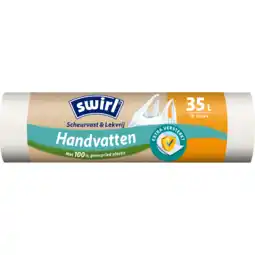 PLUS Swirl Scheurvast & Lekvrij Handvat 35L aanbieding
