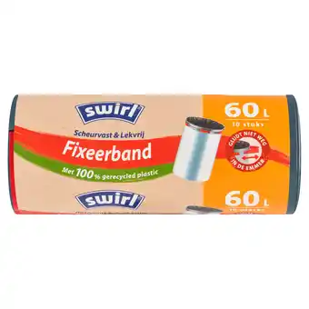 PLUS Swirl Pedaalemmerzak Fixeerband 60L aanbieding