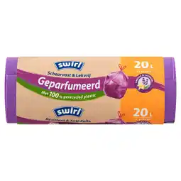 PLUS Swirl Pedaalemmerzak Van-Lav Trekband 20L aanbieding