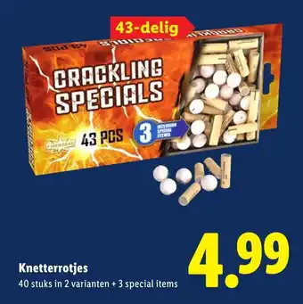 Lidl Knetterrotjes aanbieding