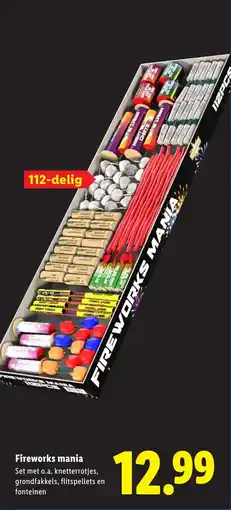 Lidl Fireworks mania aanbieding