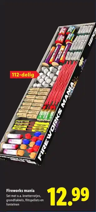 Lidl Fireworks mania aanbieding