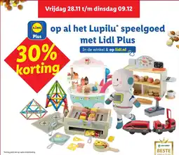 Lidl Op al het lupilu speelgoed aanbieding