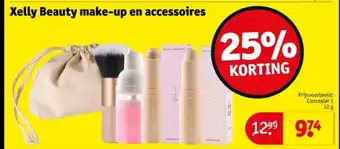 Kruidvat Xelly Beauty make-up en accessoires aanbieding