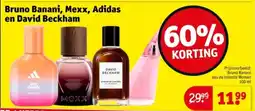 Kruidvat Bruno Banani, Mexx, Adidas en David Beckham aanbieding