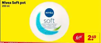 Kruidvat Nivea Soft pot aanbieding