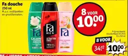 Kruidvat Fa douche aanbieding