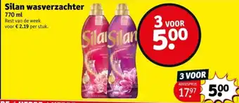 Kruidvat Silan wasverzachter aanbieding