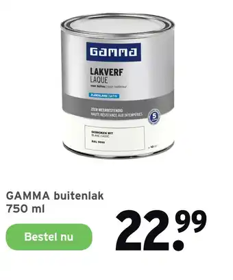 GAMMA GAMMA buitenlak 750 ml aanbieding